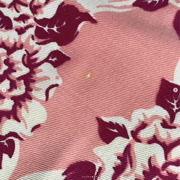 Vintage Pink Purple Flower Floral Table Runner Napkin Set Hemmed All Sides - Picture 6 of 8